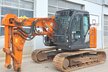 Hitachi ZX135US-6 Short reach front tunnel excavator