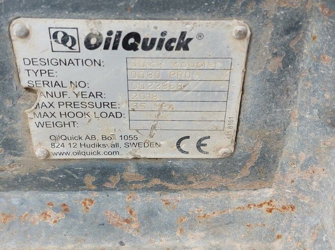 OilQuick Vollhydr. Schnellwechsler OQ80