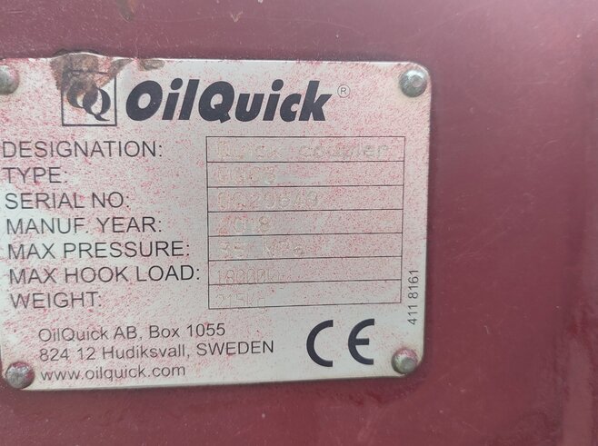 OilQuick Vollhydr. Schnellwechsler OQ65