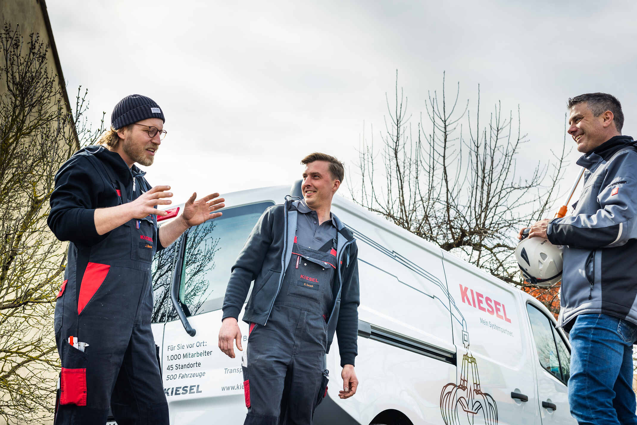 pracownicy serwisu Kiesel