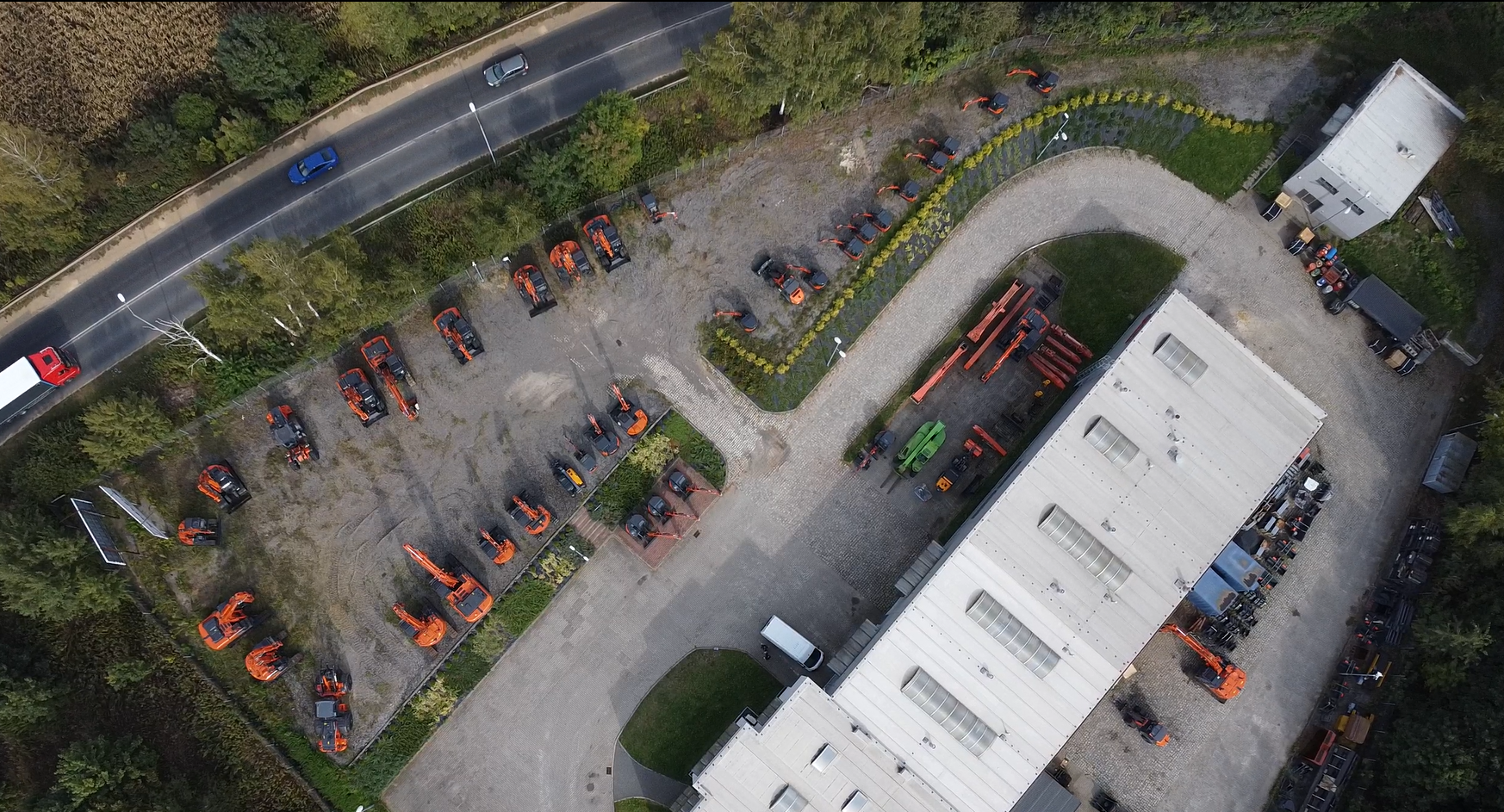 Kiesel Piekary Śląskie z lotu ptaka