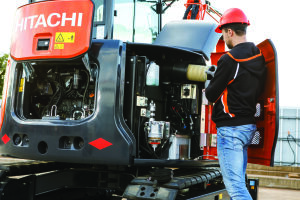 Podzespoły koparki Hitachi ZX65 zgodne z Stage V